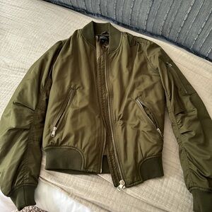 Top shop - army green bomber